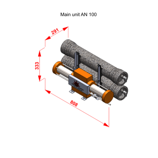 Aqua-Nautica AN-100 Watermaker Dimensions