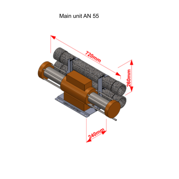 Aqua-Nautica AN-55 Watermaker Dimensions