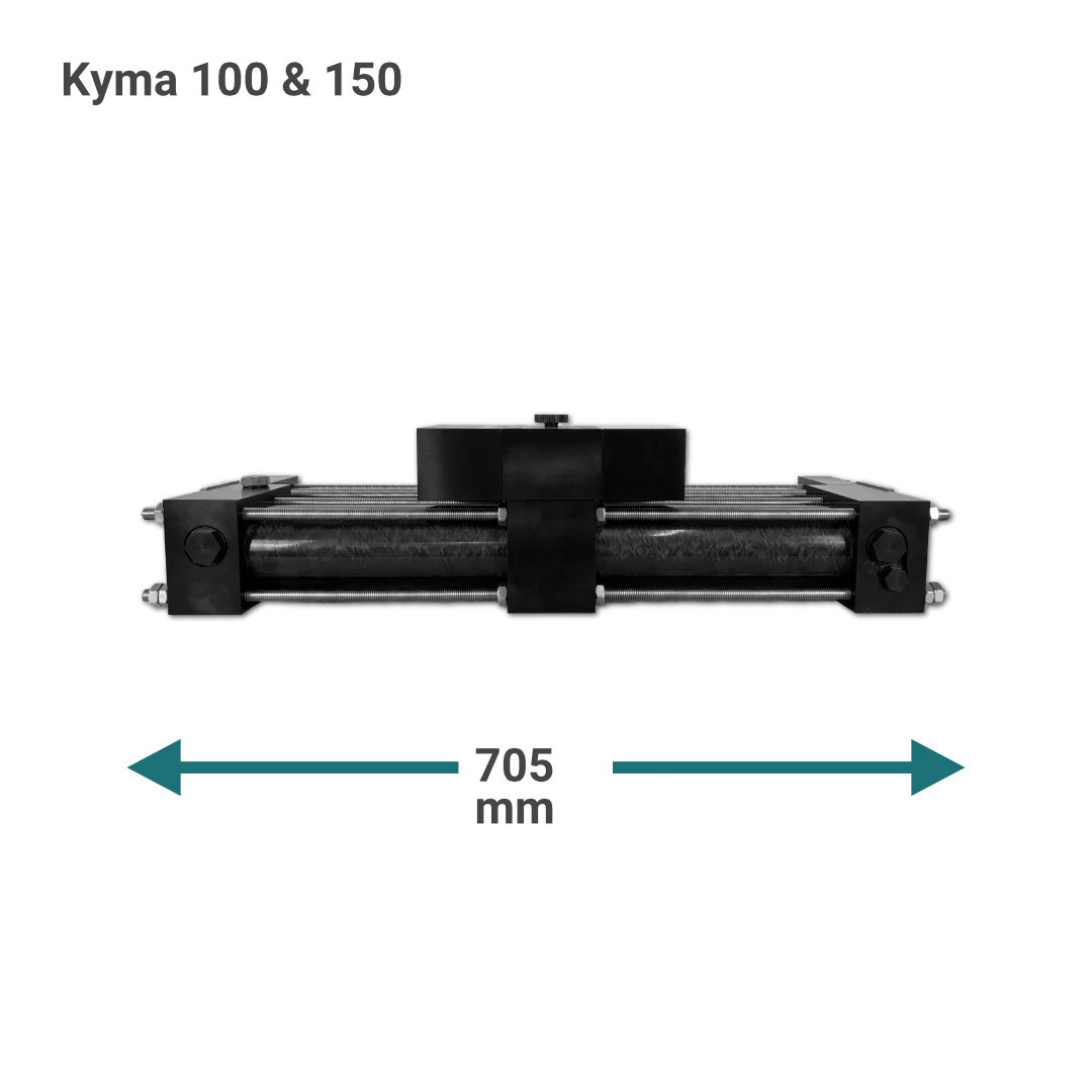 Kyma 100&150 Main Unit Dimensions length