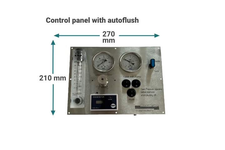 Standard panel dimensions for our modular desalinator