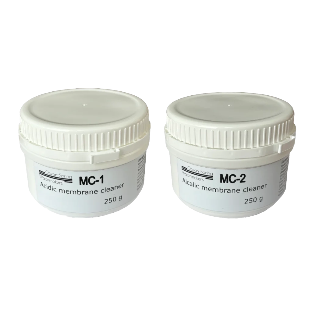 RO membrane cleaners by Ocean-Spring Watermakers MC-1 and MC-2